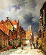 European city landscape, street landsacpe, construction, frontstore, building and architecture. 159 unknow artist